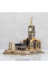 Mescidi Haram Esmaül Hüsna - Altın Renk - Ebat : 28 X 26 Cm.