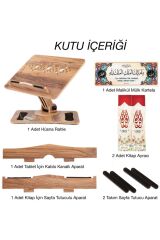 Hüsna Akrobatik Ahşap Ayarlanabilir Masaüstü Rahle ve Tabletlik