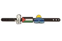 Hanzala, Kudüs, Filistin Bilekliği - Siyah - 1 ADET