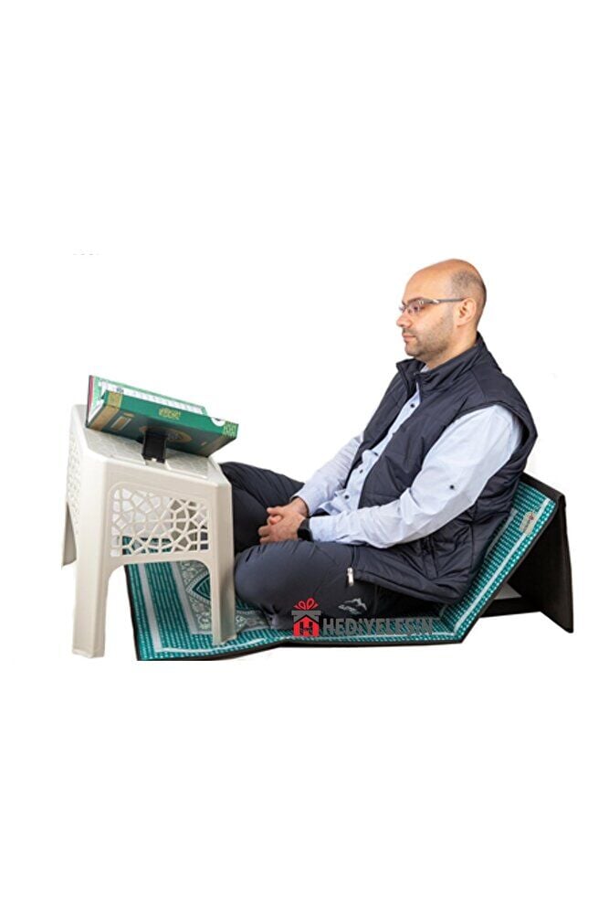 Seccade, Sırt Dayamalı, Sırt Destekli, Namaz Seccadesi Katlanabilir - 1 Adet