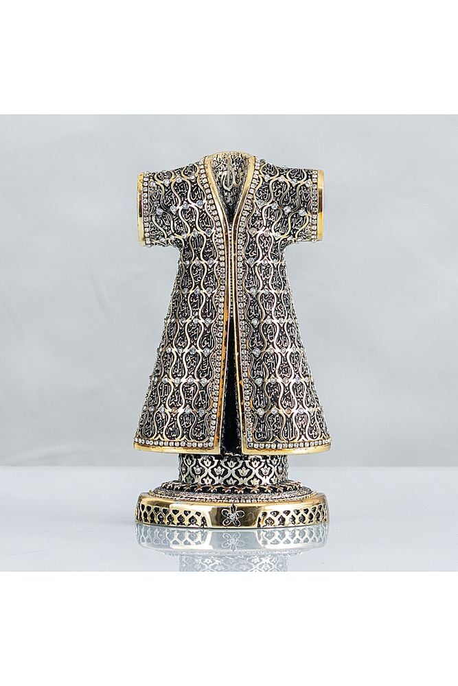 Kaftan Esmaül Hüsna Işlemeli - Altın Renk - Ebat : 8 X 18 Cm.