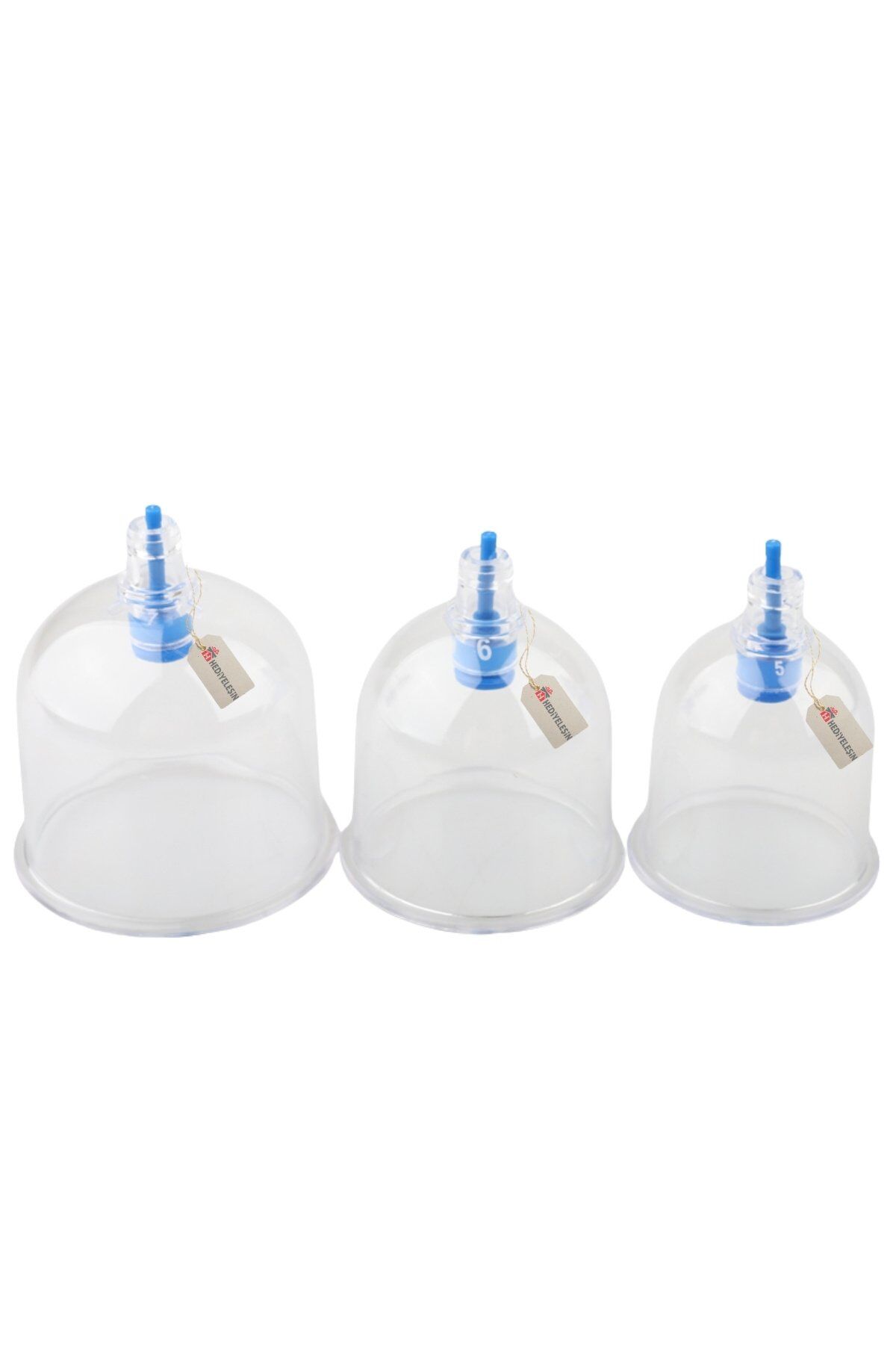 Hacamat Kupası, Vakumlu Pompa Kupası, 5,6,7 Numara - 1 SET