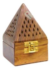 Tütsülük, Piramit Ahşap Küçük Konik Tütsü Yakma Kutusu