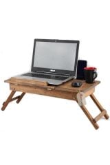 Ahşap Dosso Rahle, Çok Amaçlı Çalışma Masası, Laptop Sehpası, 3 Kademeli