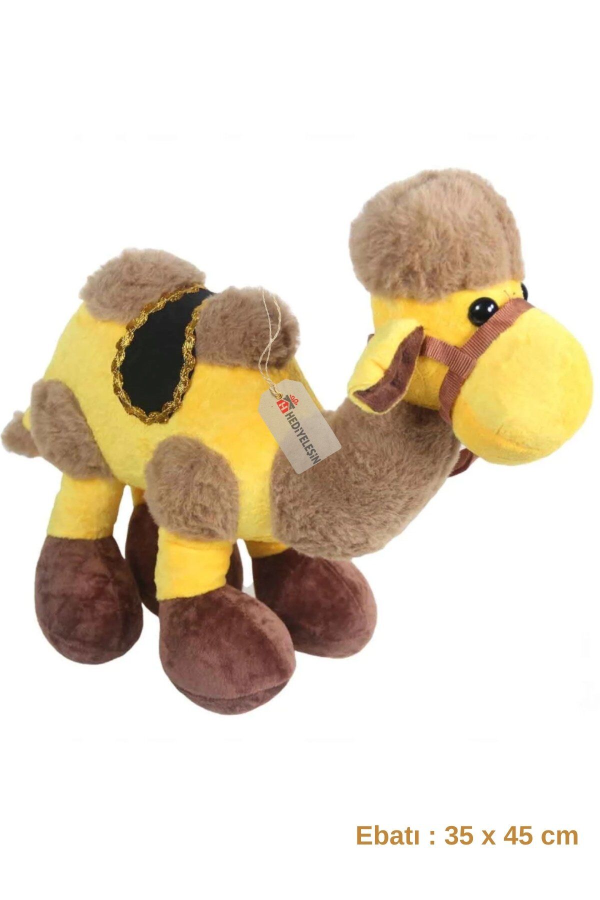 Lebbeyk Okuyan Peluş Deve, 35 x 45 cm.