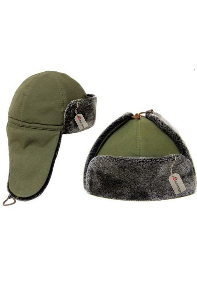 BÖRK, KALPAK, Geleneksel Kayı Alp Şapkası, Kumaş, Kulaklıklı Bere - 3160