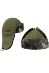 BÖRK, KALPAK, Geleneksel Kayı Alp Şapkası, Kumaş, Kulaklıklı Bere - 3160