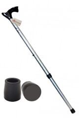 Baston, Alüminyum Ayarlamalı Baston, Asa, 6 Kademeli - (Min:83,5-Mak:96 cm)