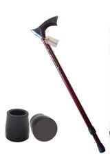 Baston, Alüminyum Ayarlamalı Baston, Asa, 6 Kademeli - (Min:83,5-Mak:96 cm)