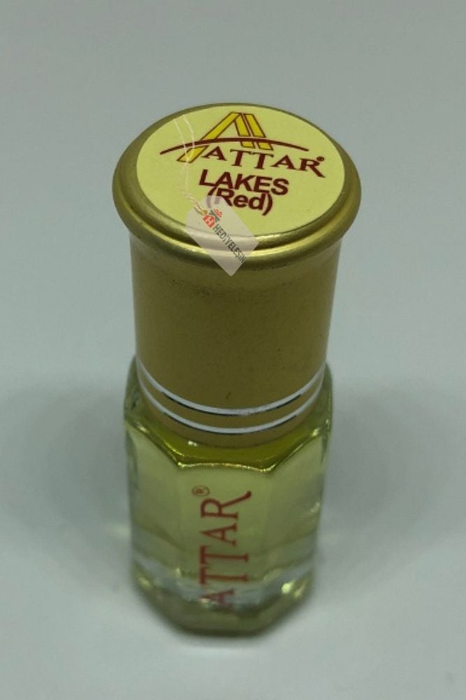 LAKES (RED) - Attar Altın Serisi, Alkolsüz Esans, 3 ml, - 1 Kutu (12 Adet)