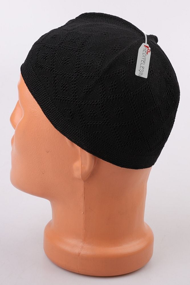 Takke, Makine Örgüsü Namaz Takkesi, Esnek Takke, ( 56-60 Cm ) - 12 Adet