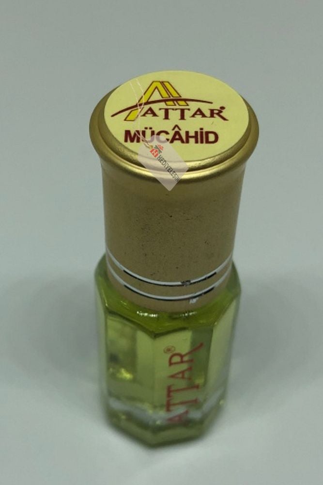 MÜCAHİD - Attar Altın Serisi, Alkolsüz Esans, 3 ml, - 1 Kutu (12 Adet)