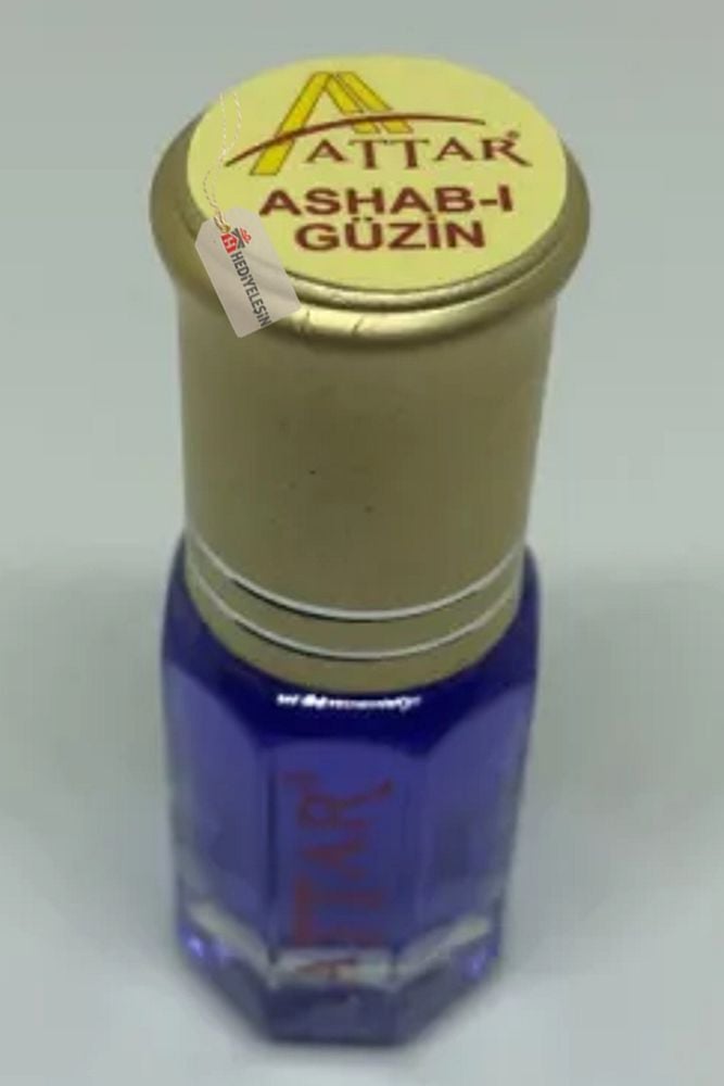 ASHAB-I GÜZİN - Attar Altın Serisi, Alkolsüz Esans, 3 ml, - 1 Kutu (12 Adet)