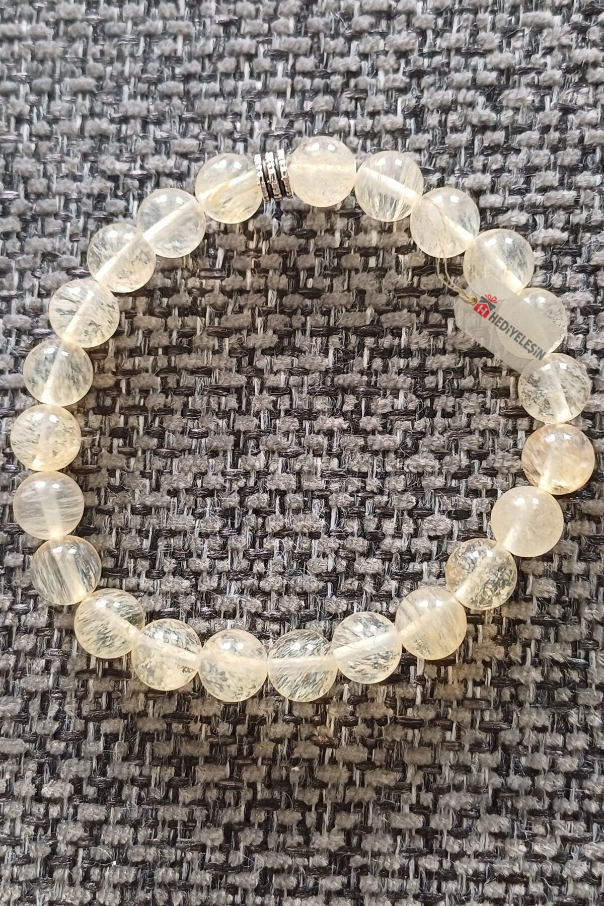 Sitrin Doğal Taş Bileklik - 8 mm.
