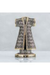 Kaftan Esmaül Hüsna Işlemeli - Altın Renk - Ebat : 12 X 24 Cm.