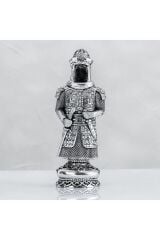 Ertuğrul Zırh Allah Muhammed Lafızlı - Gümüş Renk - Ebat : 8 X 22 Cm.